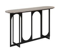 Atmosphera - Console design effet marbre TUSCO - Noir