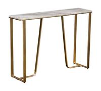 Atmosphera - Console Graphite rectangulaire 32x120cm doré