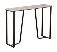Atmosphera - Console Graphite rectangulaire 32x120cm Marron