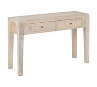 Atmosphera Console Shirel 2 tiroirs en manguier L120 cm