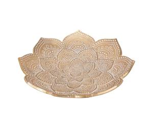 Atmosphera - Coupelle oasis résine doré d29,5cm