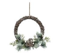 Atmosphera - Couronne Pommes de pin et Branches d.27cm