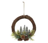 Atmosphera - Couronne sapins d.30cm