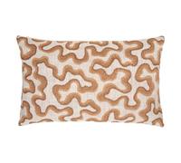 Atmosphera - Coussin betima rectangulaire 50x80cm Marron