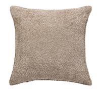 Atmosphera Coussin déco bouclette Soana lin 45 x 45 cm Beige