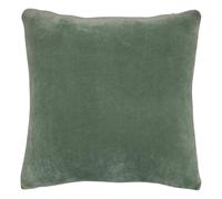 Atmosphera - Coussin Carré Ollis 38 x 38 cm, Finition Velours, Déhoussable - pour Canapé, Lit, Chambre, Salon