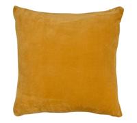 Atmosphera - Coussin Carré Ollis 38 x 38 cm, Finition Velours, Déhoussable - pour Canapé, Lit, Chambre, Salon
