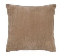 Atmosphera Ollis Coussin uni beige lin - 38 x 38 cm