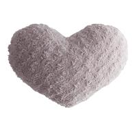 Atmosphera Créateur d'intérieur - Coussin Coeur "Bouclée" 36cm Rose Rose, Rose G