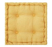 Atmosphera – Coussin de sol Otto – Coton – Jaune moutarde 40x40 cm