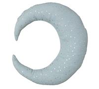 Atmosphera - Coussin décoratif Lune Berlingot Bleu 32 x 28 cm