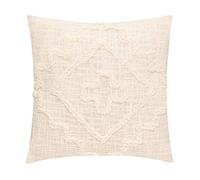 Coussin Tufté Inca Ivoire 40 x 40 cm