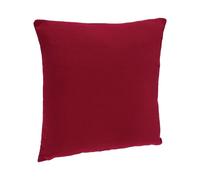 Coussin déhoussable coton rouge 38x38cm - Atmosphera createur d'interieur