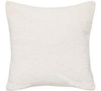 Atmosphera - Coussin déhoussable Snowy - Bouclette unie - 40 x 40 cm - Ivoire - Snowy Ivoire G
