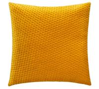 Atmosphera - Coussin Dolce - Velours - Jaune Ocre - 40x40 cm