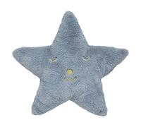 Atmosphera for Kids - Coussin Imitation Fourrure Étoile 39x39cm Bleu