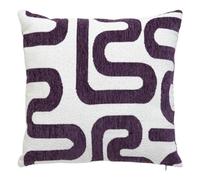 Atmosphera - Coussin Jacquard Safina Violet 40x40cm