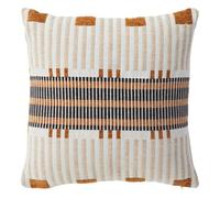 Atmosphera - Coussin jangwa Jacquard Lin 40x40cm