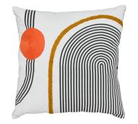 Atmosphera - Coussin kubus Noir et Blanc 45x45cm