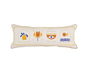 Atmosphera - Coussin Libertad 30x80cm Blanc