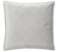 Atmosphera - Coussin Lilou déhoussable effet velours en polyester 55x55 cm - Blanc Ivoire - Lilou Ivoire G