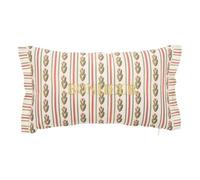Atmosphera - Coussin Mona rectangulaire, 30 x 50 cm, blanc