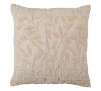 Atmosphera - Coussin déco Jacquard Lehto Coton-Lin 50x50 cm Beige