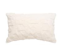 Atmosphera - Coussin nalia rectangulaire, 50 x 80 cm, blanc