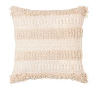 Atmosphera - Coussin Sable cuivré en Coton Beige 40x40 cm - Modèle 1