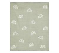 Atmosphera - Couverture Tricot bébé en Tricot 100x80cm Vert