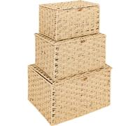 Atmosphera createur d'interieur - 3er set elio case beige l32 37 43cm