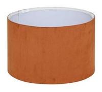 Atmosphera Créateur d'intérieur - Abat-Jour en Velours "Beline" 30cm Terracotta Orange