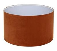 Atmosphera – Abat-jour Beline – Velours D40 cm – Terracotta