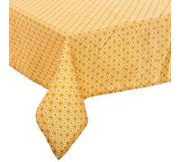 Nappe Antitache à Motifs "Paty" 140x240cm Jaune