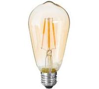 Atmosphera Créateur d'intérieur - Ampoule à Led "Larme" 14cm Ambre AMBRE G