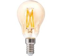 Atmosphera Créateur d'intérieur - Ampoule à Led "Ronde" 9cm Ambre AMBRE G