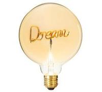 Atmosphera Créateur d'intérieur - Ampoule Décorative à Filament "Dream" 17cm Ambre AMBRE G