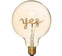Atmosphera Créateur d'intérieur - Ampoule Décorative à Filament "Yes" 17cm Ambre AMBRE G