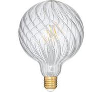 Atmosphera Créateur d'intérieur - Ampoule LED Globe "Strié" 17cm Transparent TRANSPARENT G