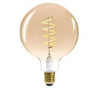 Ampoule Led Torsadée "Arco" 17cm Ambre