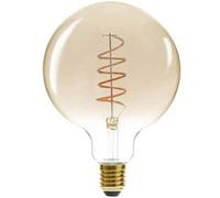 Ampoule LED Globe G125 Filament Spiralé Ambre