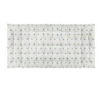 ATMOSPHERA CREATEUR D'INTERIEUR ATM-127338A Atmosphera-Matelas Coussin de Sol en Coton 60 x 120 cm, Bleu, cm