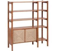 Atmosphera Créateur d'intérieur - Bibliothèque 2 Portes en Bois "Apala" 150cm Marron Marron G
