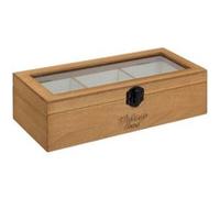 Atmosphera Créateur d'intérieur - Boîte à Bijoux en Bois "Be Vintage" 25cm Naturel Beige G