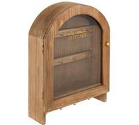 Atmosphera – Boîte à clés Roxie en bois 28x22 cm Marron