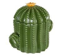 Atmosphera Créateur d'intérieur - Boîte Cactus Déco en Céramique Yucatan 16cm Vert