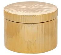 Atmosphera Créateur d'intérieur - Boîte Déco en Céramique "Automne" 12cm Or