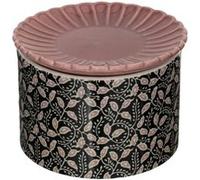 Atmosphera Créateur d'intérieur - Boîte en Céramique Avec Couvercle Lumhiv 12cm Noir Noir G