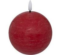 Créateur d'intérieur - Bougie Boule à LED Molia 10cm Rouge