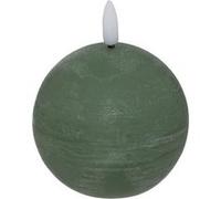 Atmosphera Créateur d'intérieur - Bougie Boule à LED Molia 12cm Vert Vert